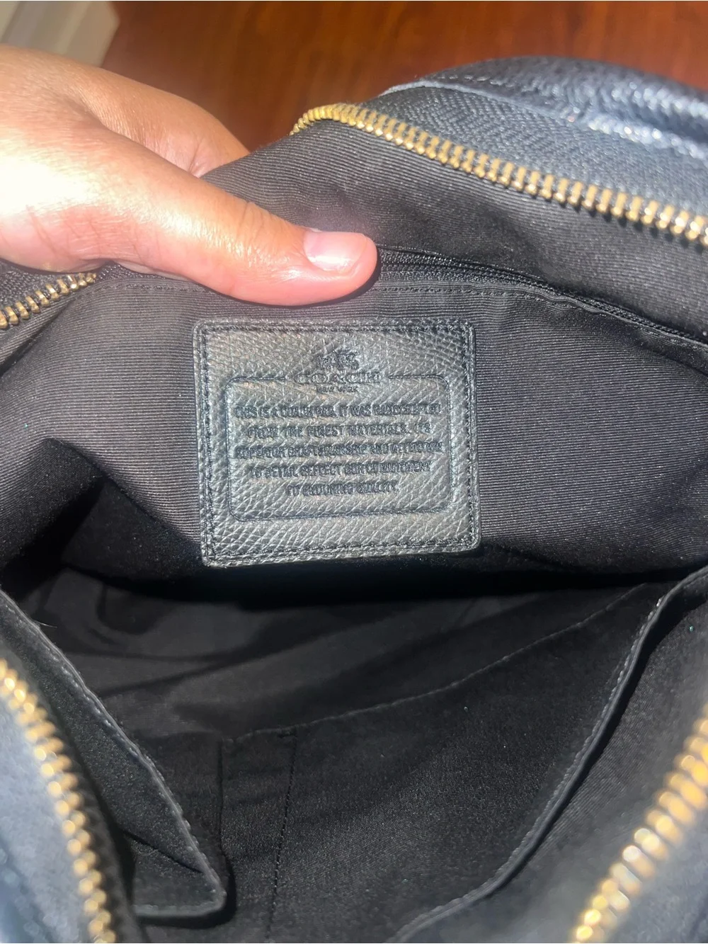 Coach Brown Signature Crossbody Shoulder Bag